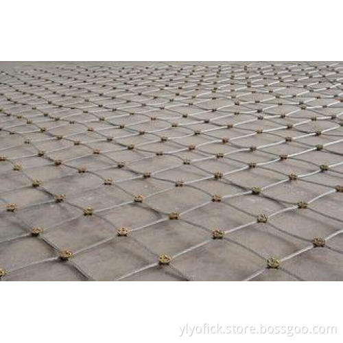 WICCO System SNS steel tecco mesh wire rope Net slope stabi